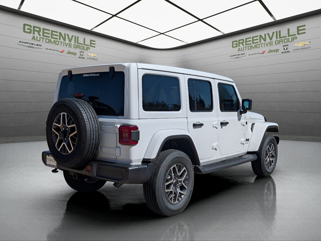 New 2026 Bright White Clear-Coat Exterior Paint Jeep Sahara image 8