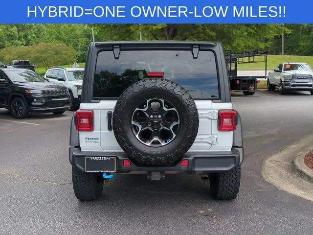 Used 2023 White Jeep Rubicon 4xe image 4