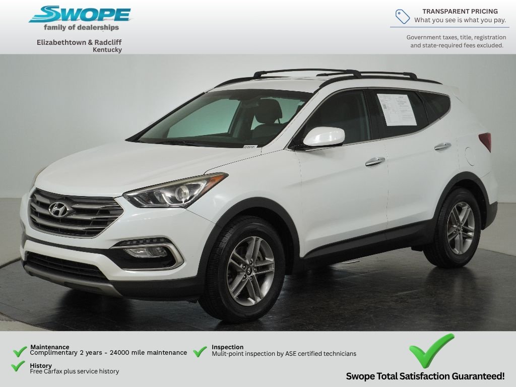 Used 2017 Frost White Pearl Hyundai 2.4L image 7