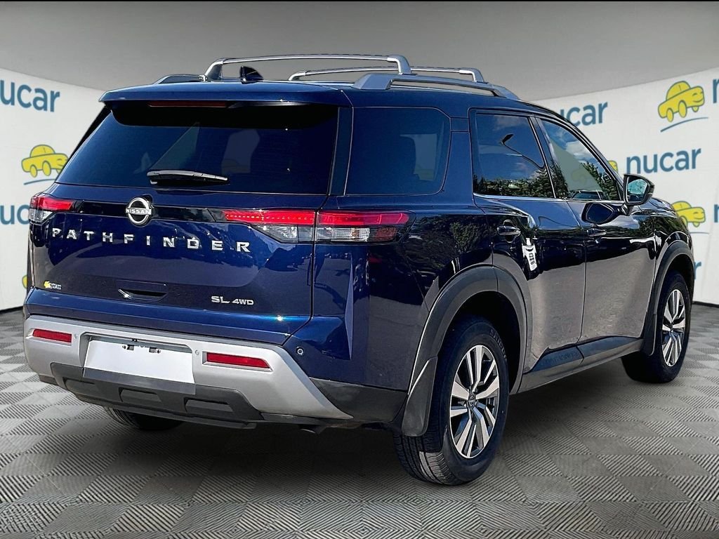 Used 2022 Deep Ocean Blue Pearl Nissan SL image 6
