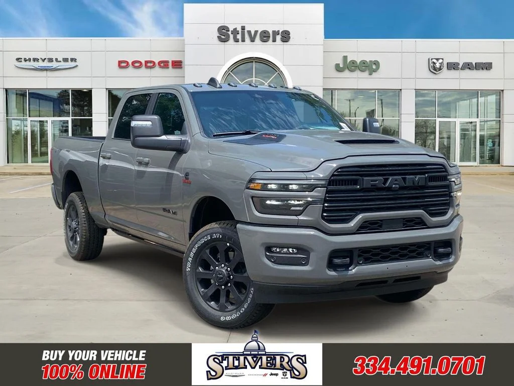 New 2026 Ceramic Gray Clear-Coat Exterior Paint RAM Laramie image 1