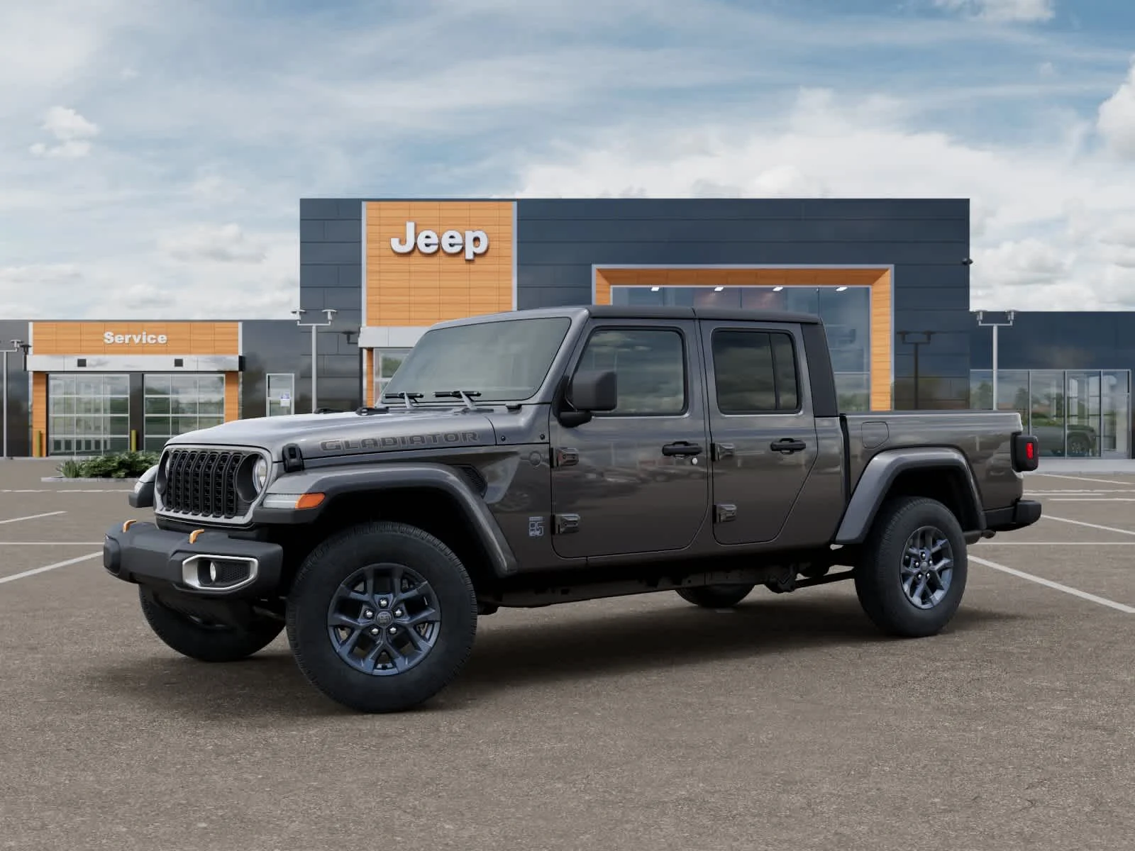 New 2026 Granite Crystal Metallic Clearcoat Jeep 85th Anniversary Edition image 2
