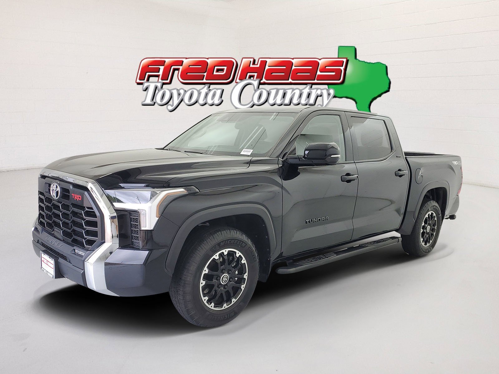 Used 2023 Midnight Black Metallic Toyota SR5 image 1