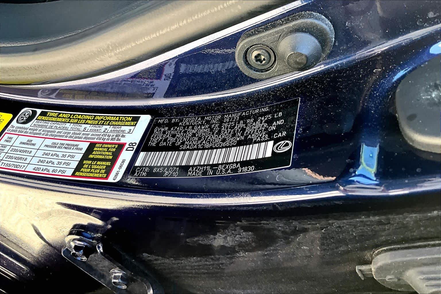 Used 2023 Nightfall Mica Lexus  image 34