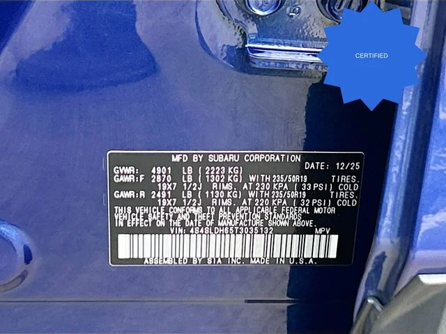 Used 2026 Blue Subaru Sport image 45