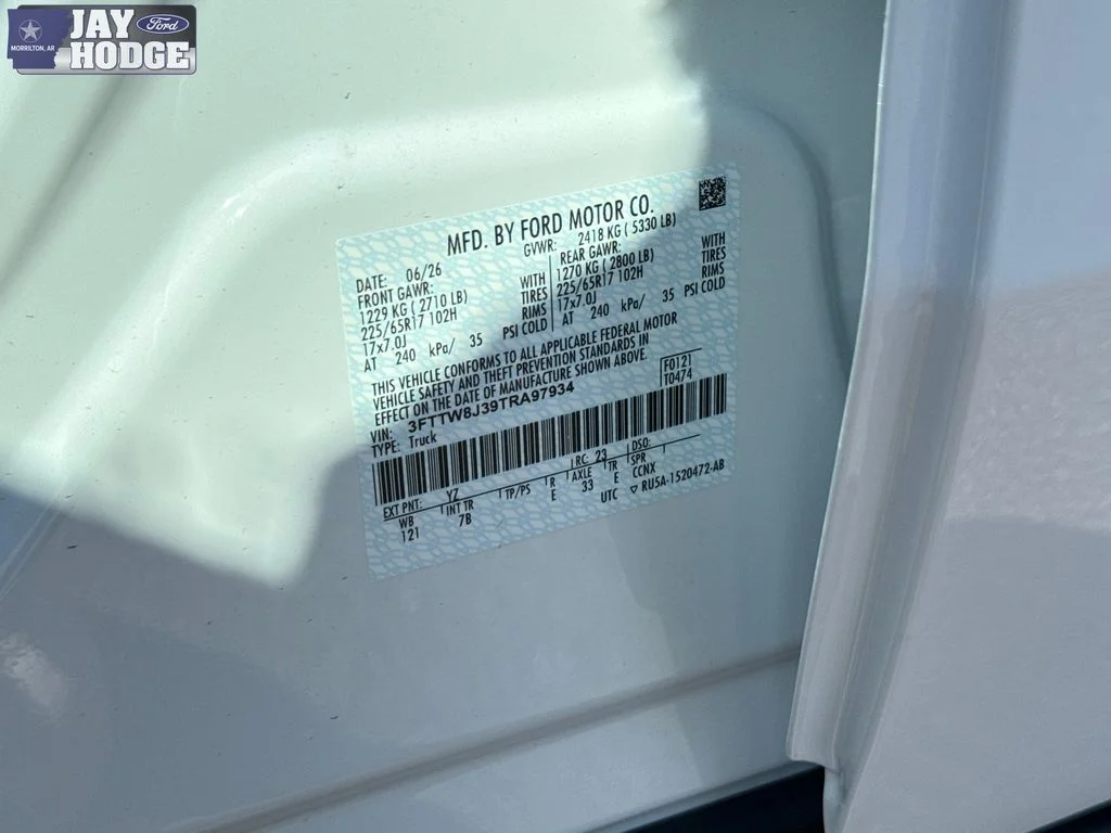 New 2026 Oxford White Ford XLT image 29
