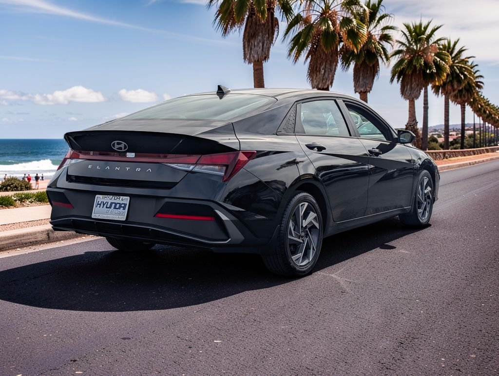 Certified Used 2025 Black Hyundai SEL Sport image 5