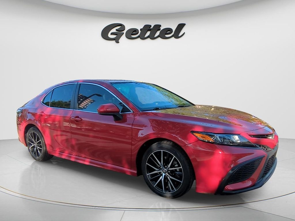 Used 2021 Red Toyota SE image 2