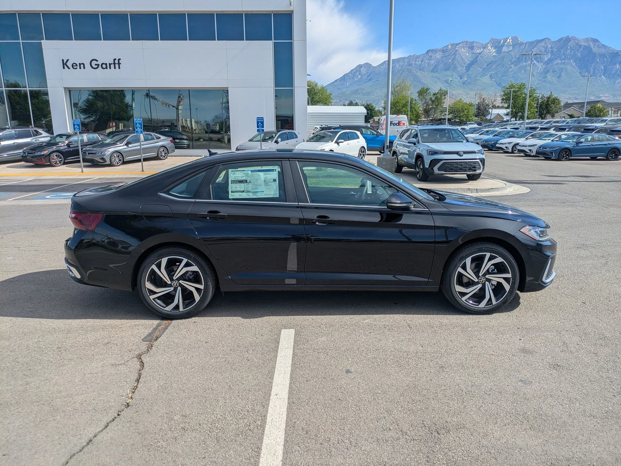 New 2026 Deep Black Pearl Volkswagen SEL image 2