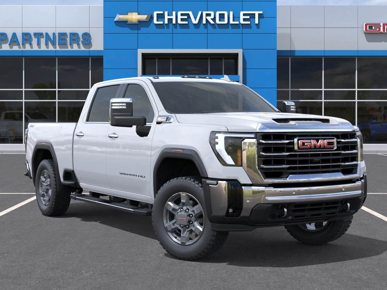New 2026 Summit White GMC SLT image 1