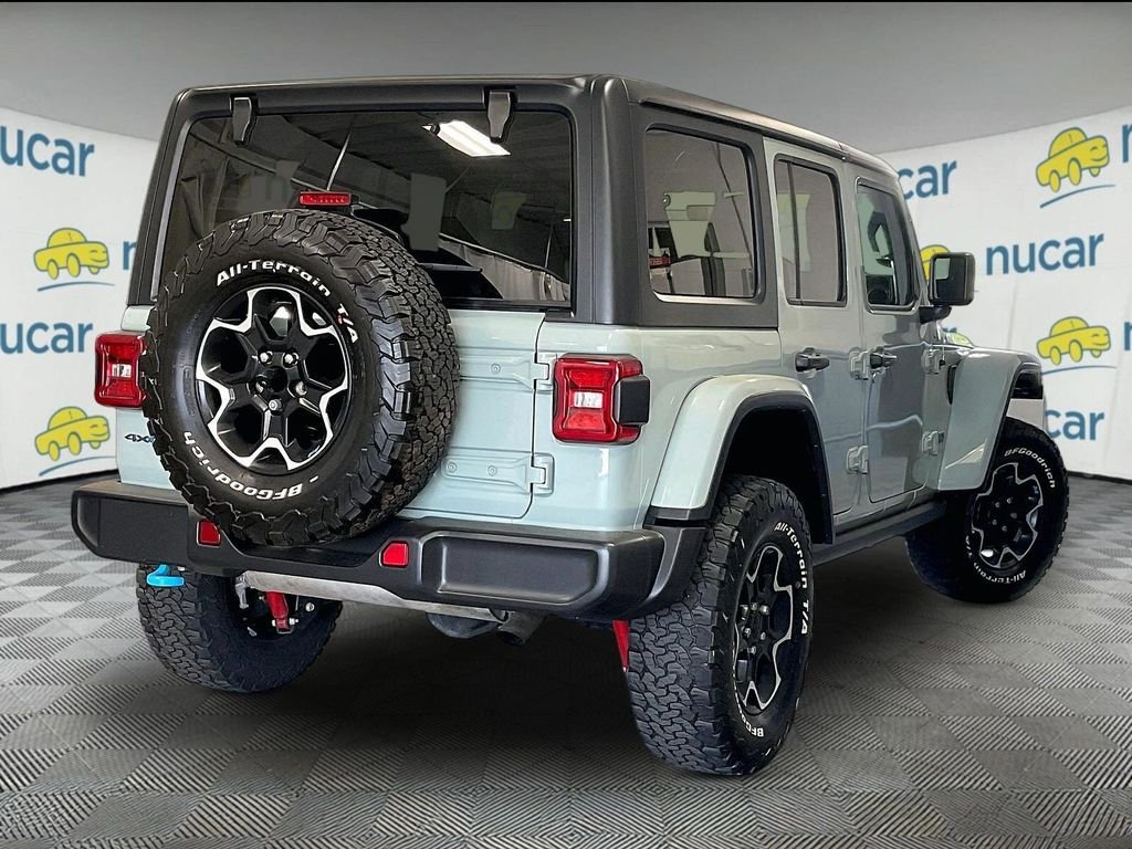 Used 2023 Gray Jeep Rubicon 4xe image 6