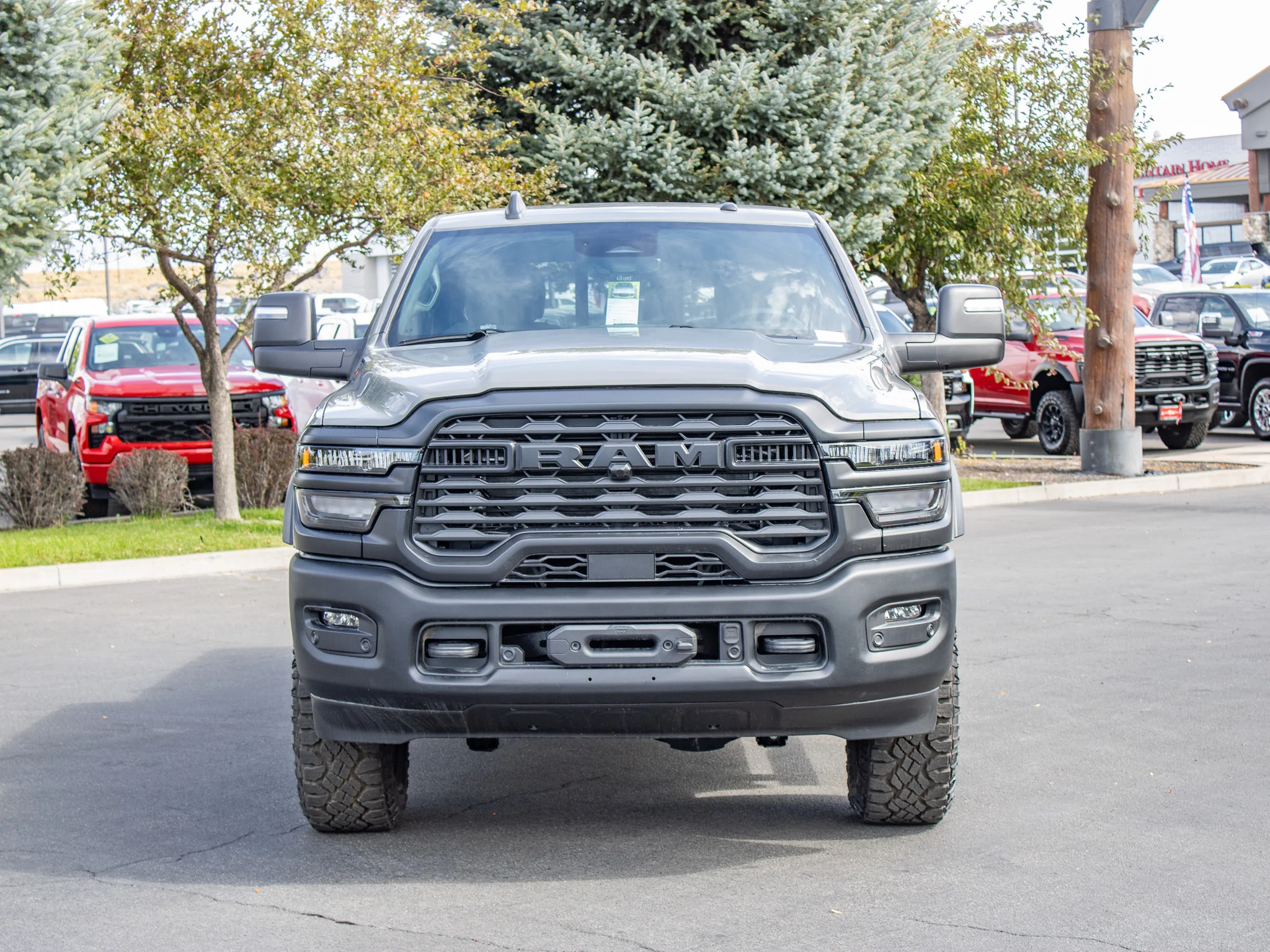 New 2026 Ceramic Gray Clearcoat Ram Tradesman image 3
