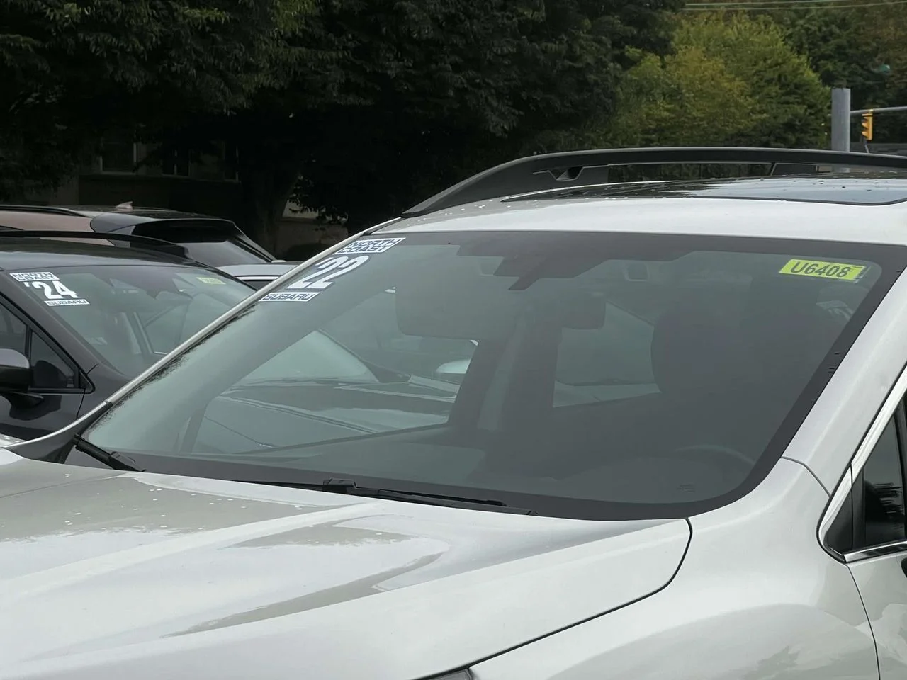 Used 2022 Crystal White Pearl Subaru Touring image 9
