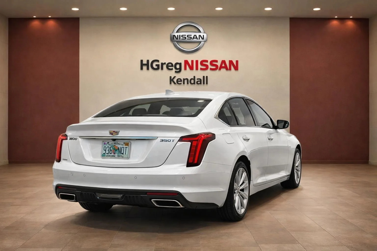 Used 2020 White Cadillac Premium Luxury image 2