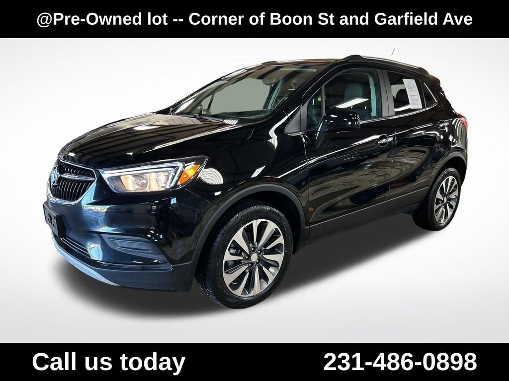 Used 2022 Black Buick Preferred image 1