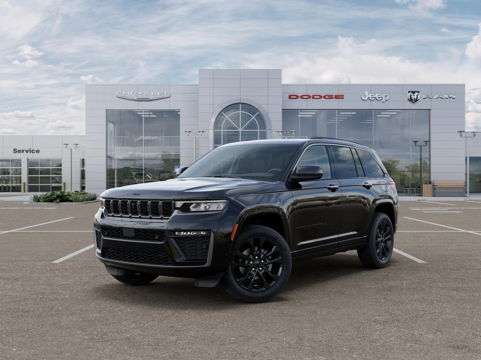 New 2026 Diamond Black Crystal Pearl-Coat Exterior Paint Jeep Limited Reserve image 28