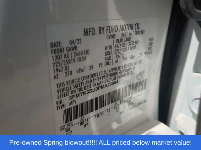 Used 2023 White Ford Premium image 53