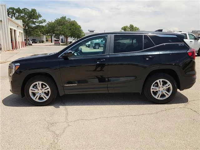 Used 2024 Black GMC SLE All-Wheel Drive image 2