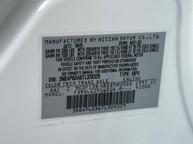 New 2026 White Nissan SR image 21