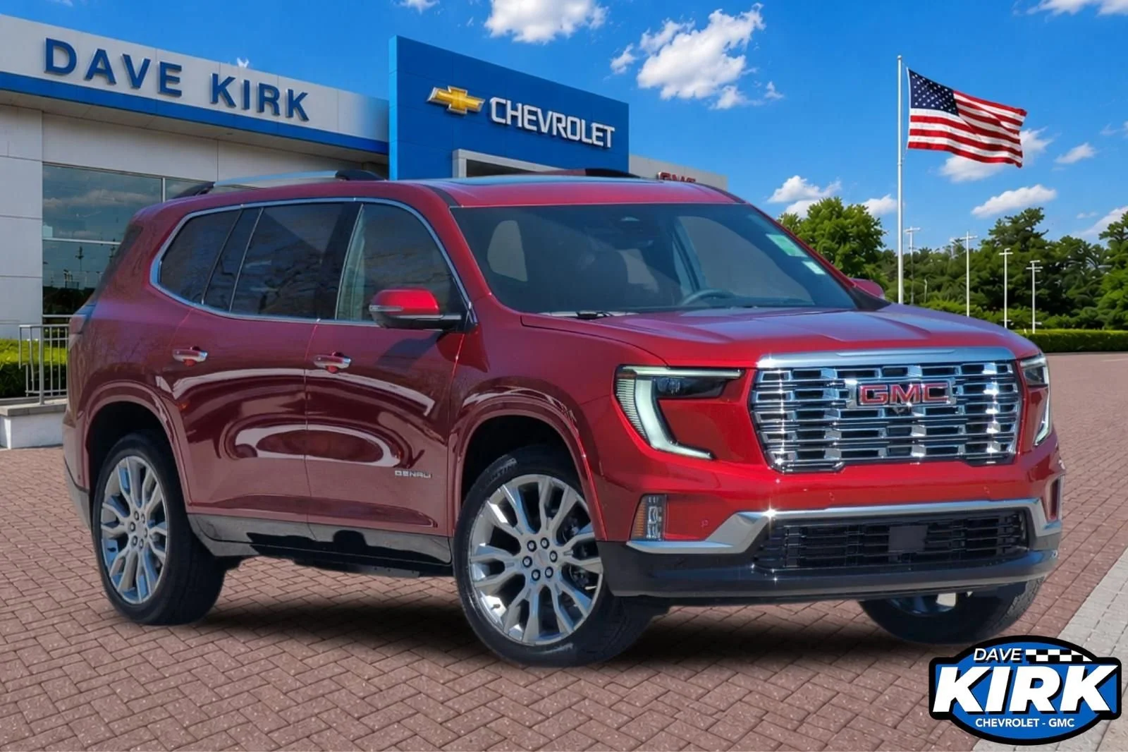 New 2026 Volcanic Red Tintcoat GMC Denali image 1