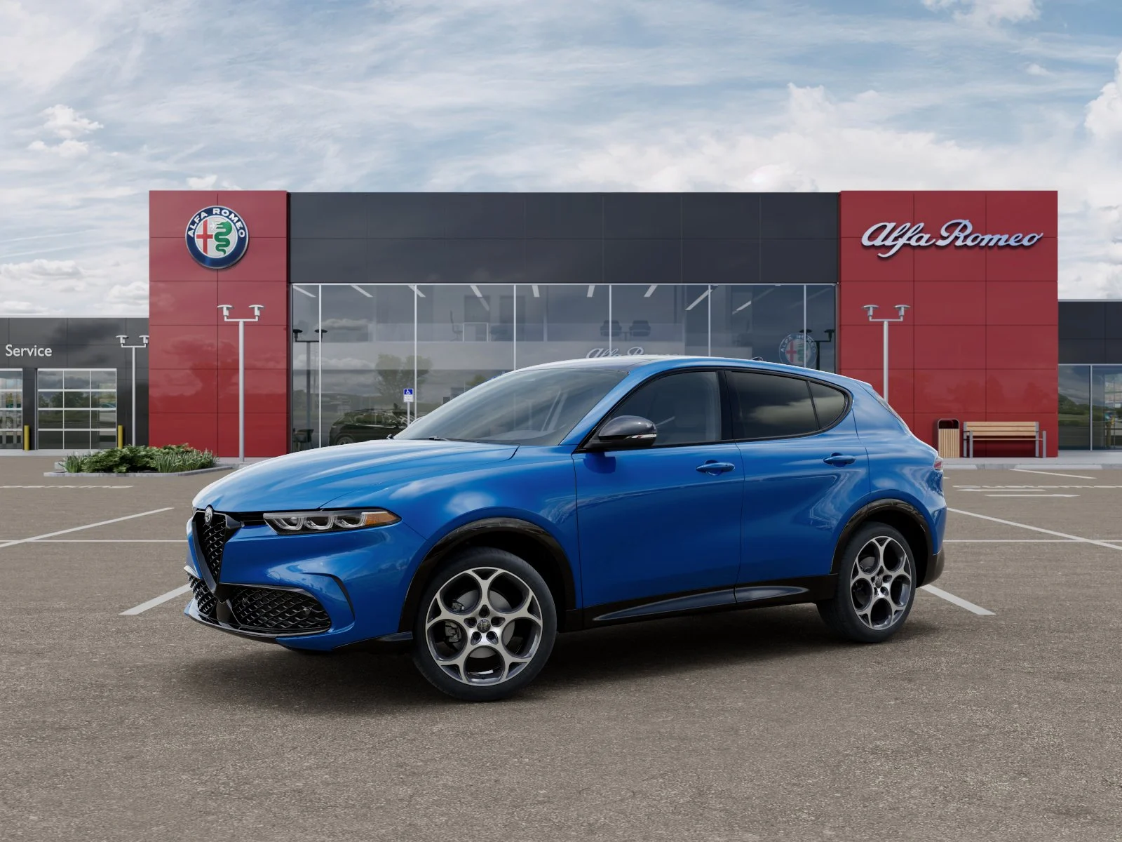 New 2025 Misano Blue Metallic Exterior Paint Alfa Romeo Base image 31