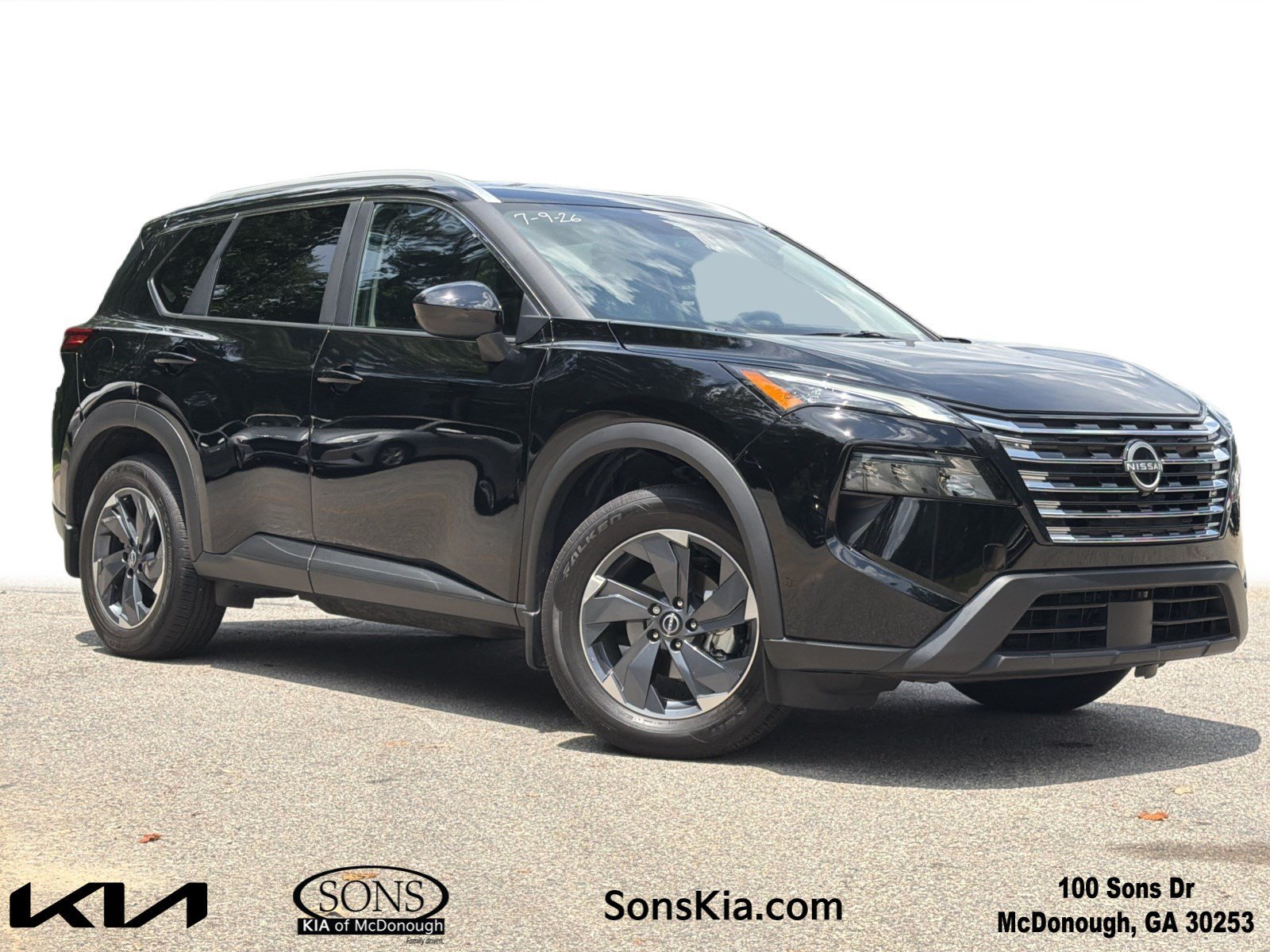 Used 2025 Super Black Nissan SV image 1
