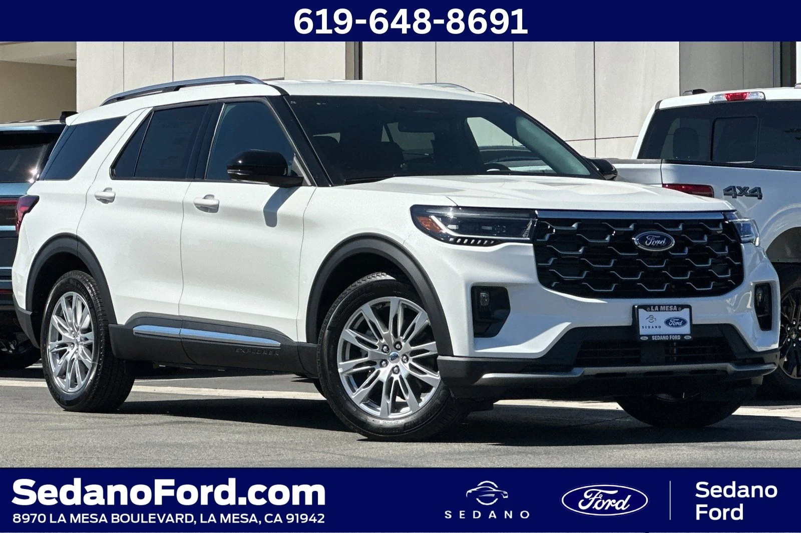 New 2026 White Ford Platinum image 1