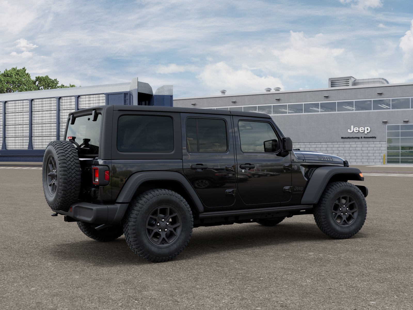 New 2026 Black Clear-Coat Exterior Paint Jeep Willys image 4