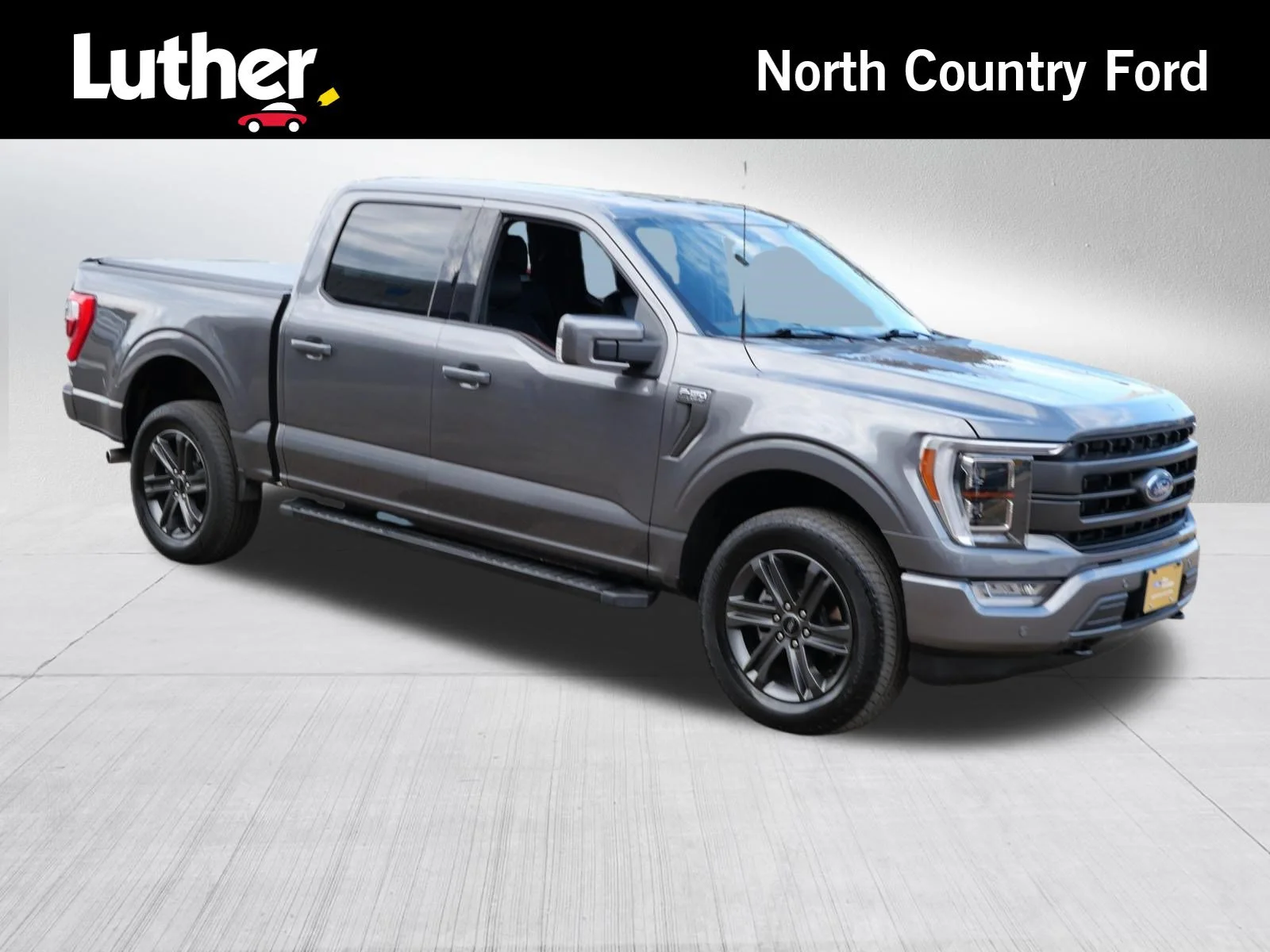 Certified Used 2023 Carbonized Gray Metallic Ford LARIAT image 1