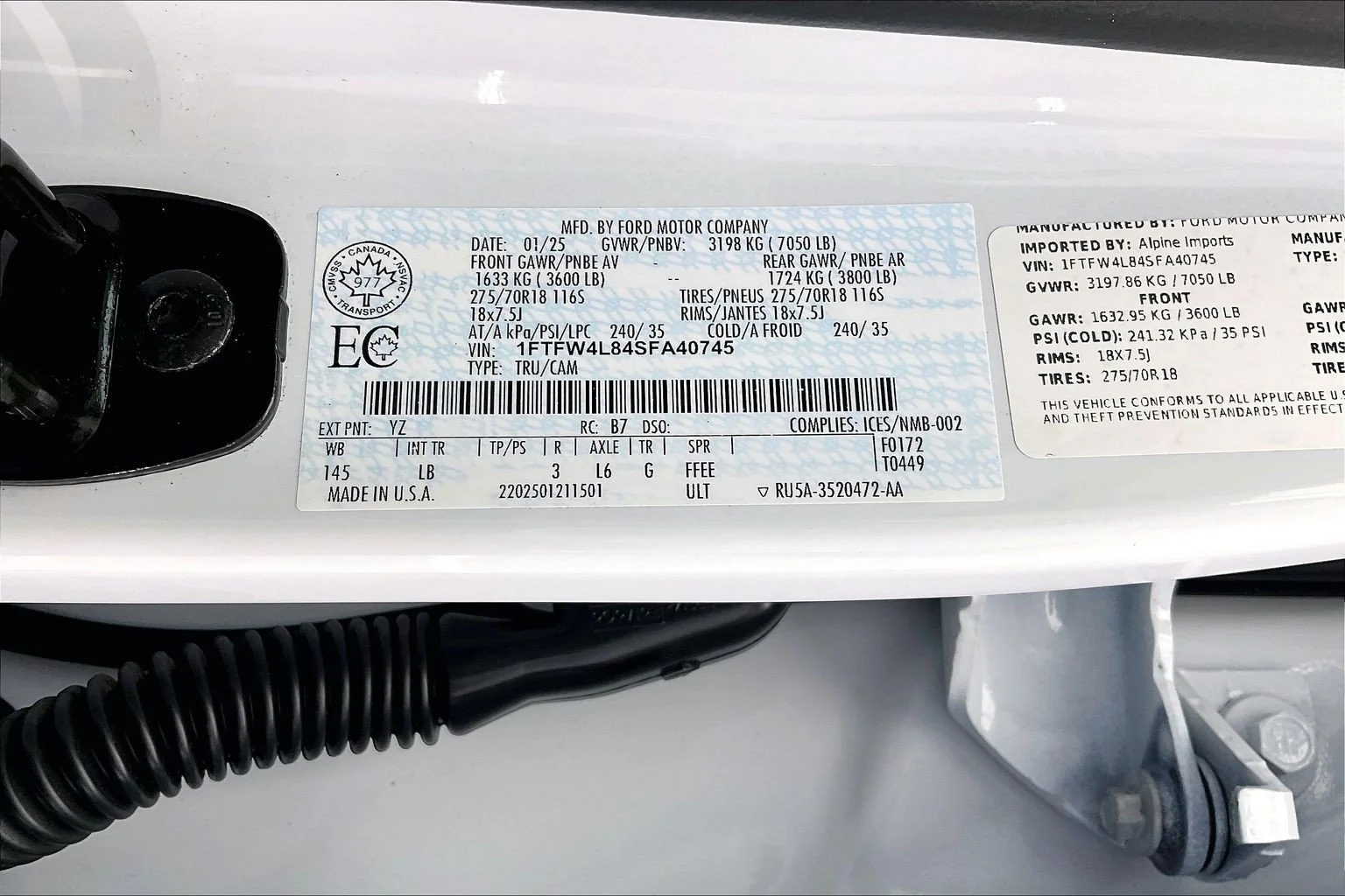 Used 2025 Oxford White Ford Tremor image 34