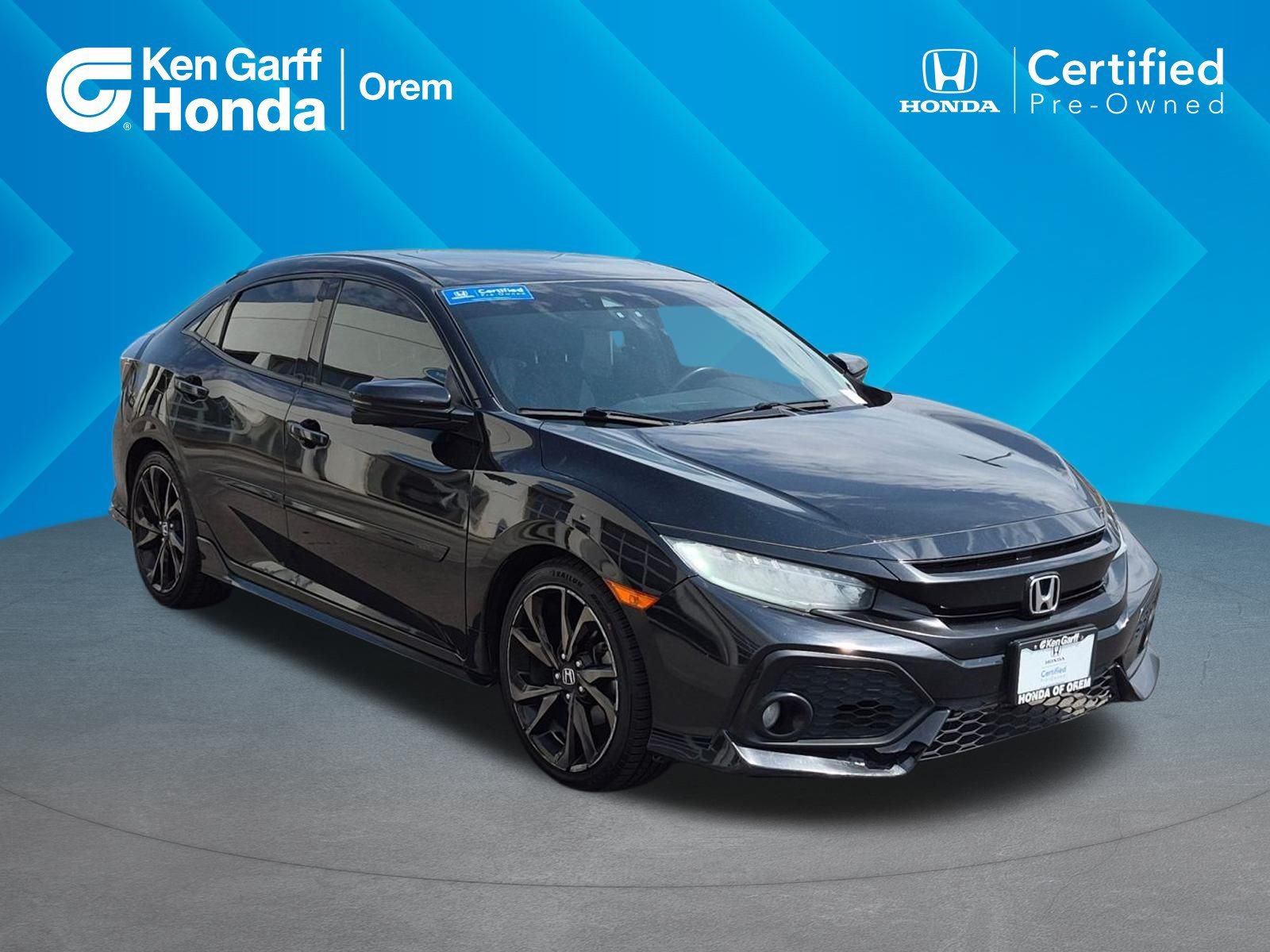 Certified Used 2018 Black Honda Sport Touring image 1