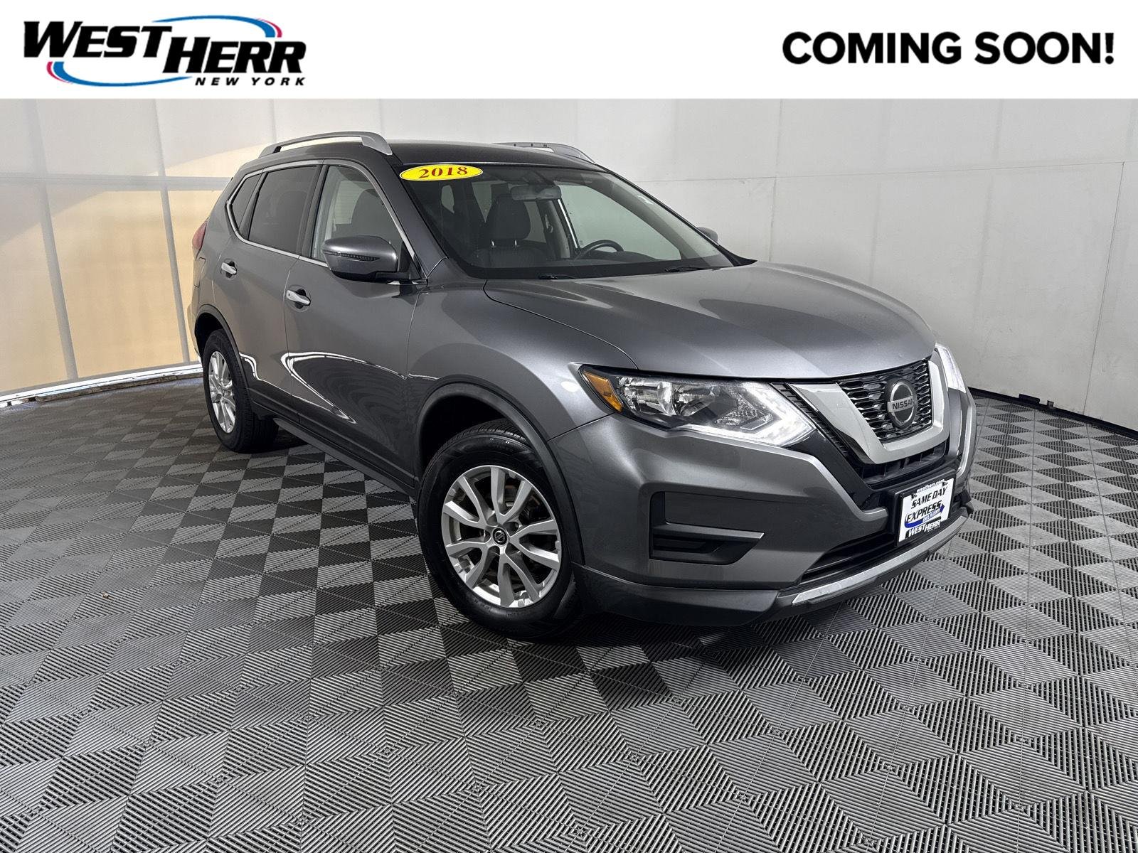 Used 2018 Gun Metallic Nissan SV image 1