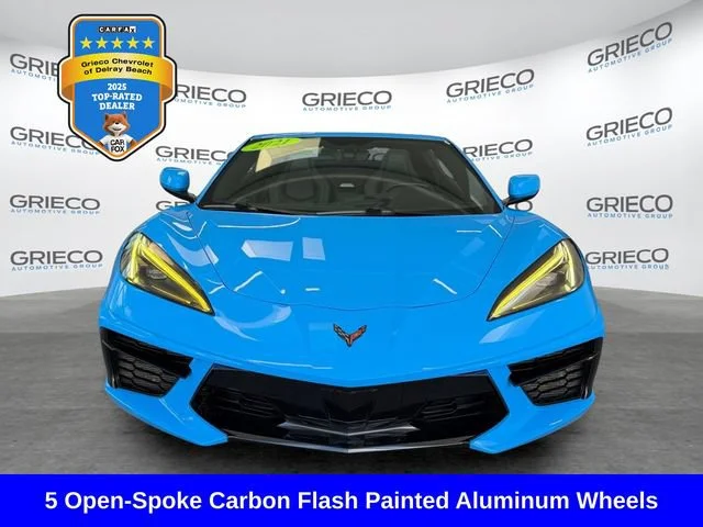 Certified Used 2021 RAPID BLUE Chevrolet 1LT image 2