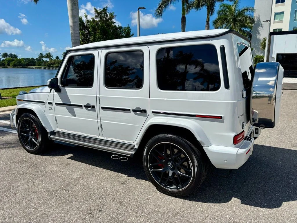 Used 2021 designo Moonlight White Metallic Mercedes-Benz G 63 AMG® image 9