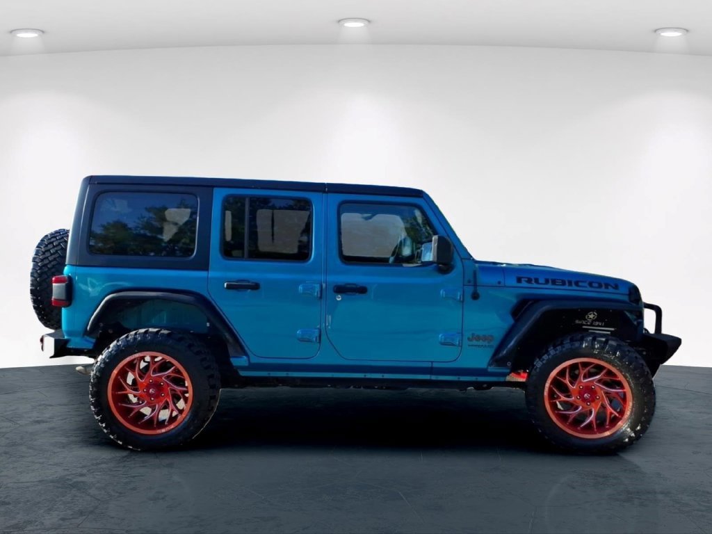 Used 2020 Teal Jeep Unlimited Rubicon image 7
