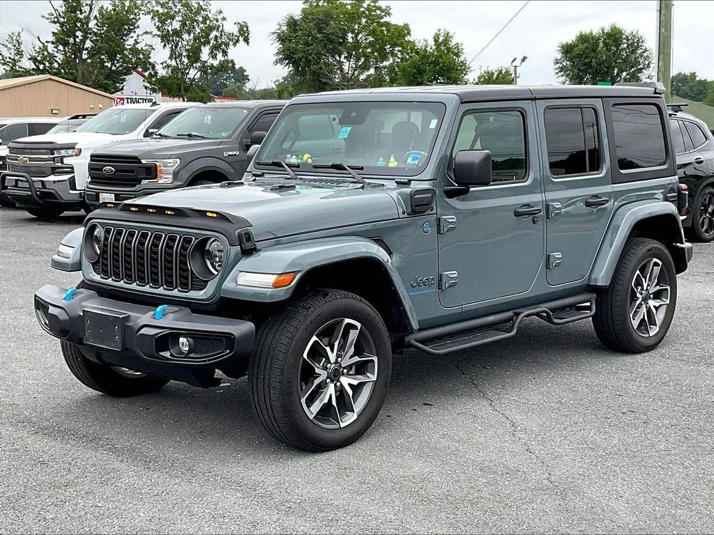 Certified Used 2024 Gray Jeep Sport S 4xe image 2
