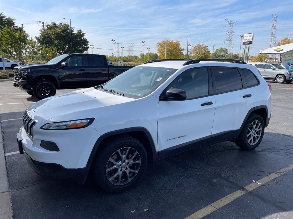 Used 2017 White Jeep Sport image 1