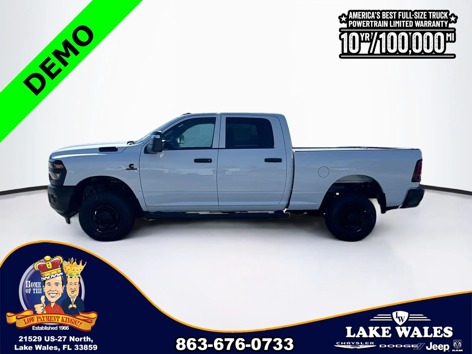 New 2026 Bright White Clear-Coat Exterior Paint RAM TRADESMAN image 3