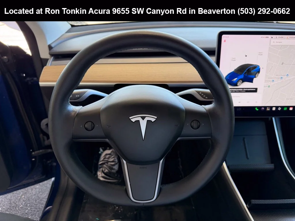 Used 2020 Deep Blue Metallic Tesla Long Range image 19