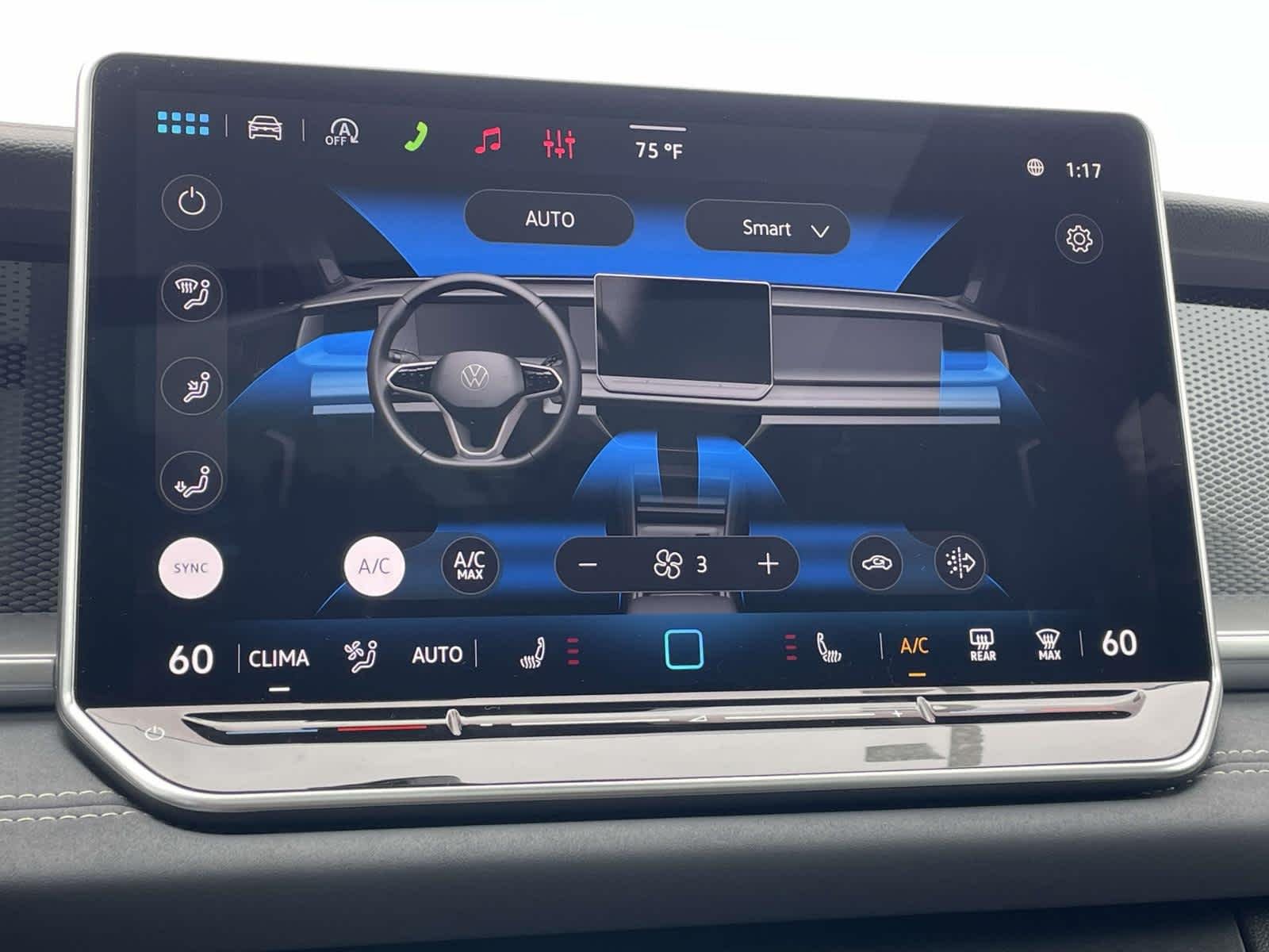 New 2026 U1U1/Blue Volkswagen SE R-Line Black image 25
