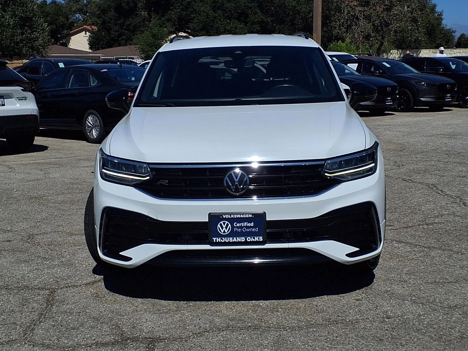 Certified 2022 Volkswagen Tiguan SE R-LINE BLACK with VIN 3VVCB7AX7NM021672 for sale in Westlake Village, CA