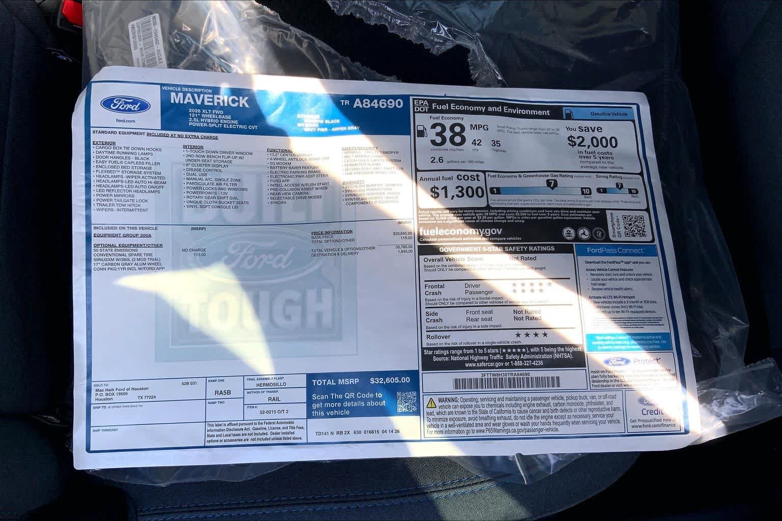 New 2026 Shadow Black Ford XLT image 17