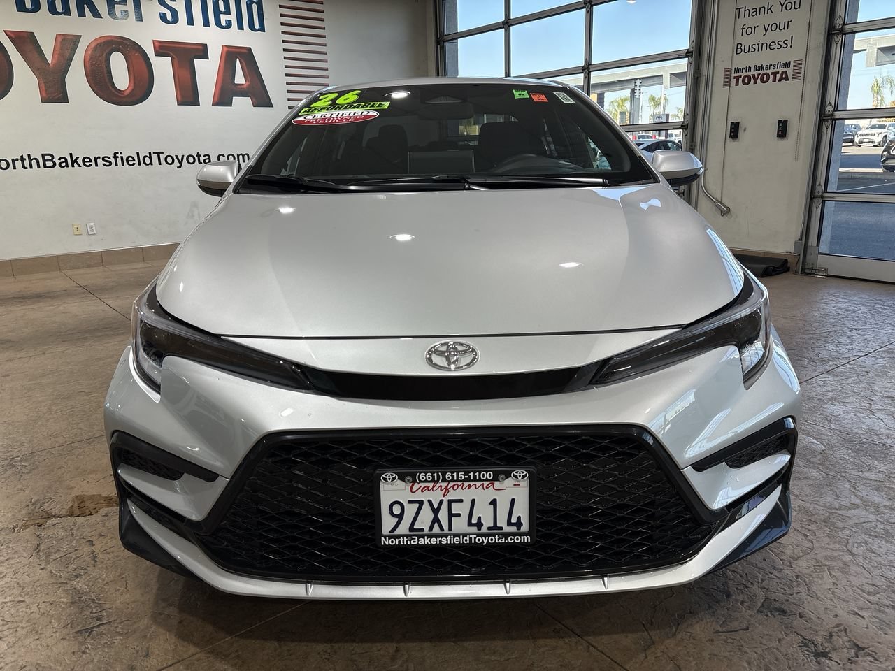 Certified Used 2026 Classic Silver Metallic Toyota SE image 5