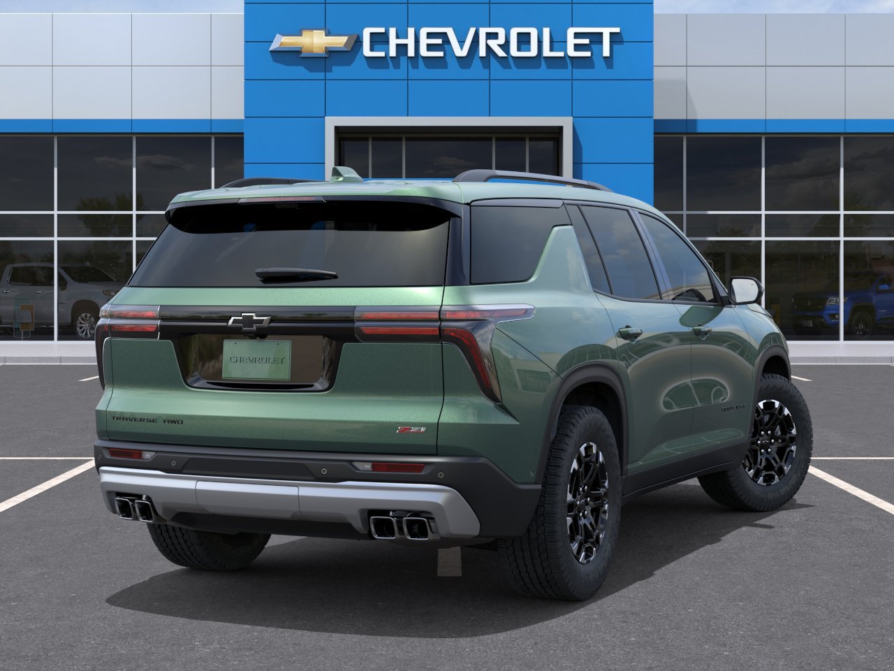 New 2027 Trillium Green Metallic Chevrolet Z71 image 4