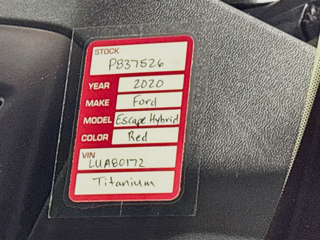 Used 2020 Red Ford Titanium image 26