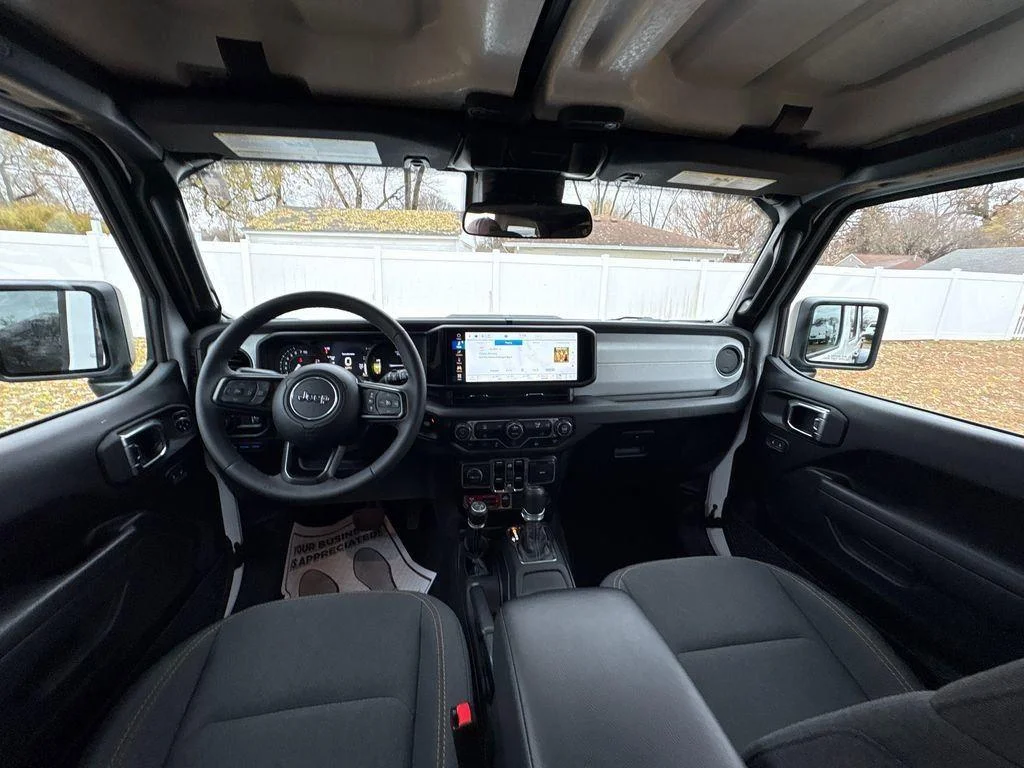 Used 2025 Bright White Clearcoat Jeep Willys image 12