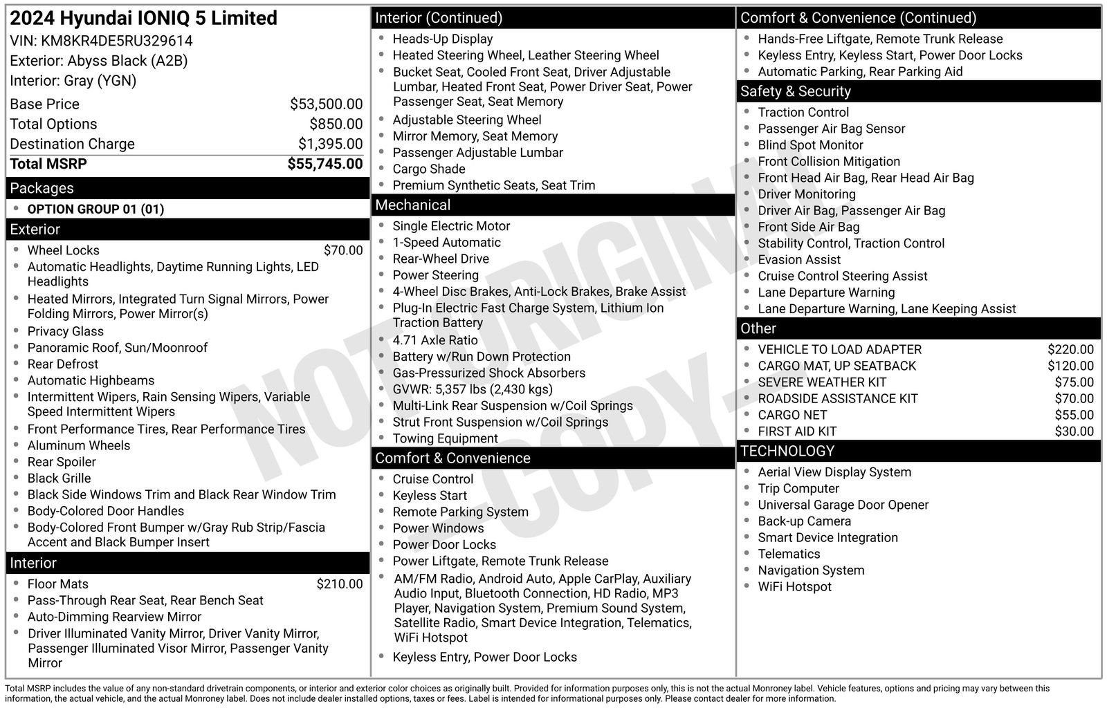 New 2024 Black Hyundai Limited image 39