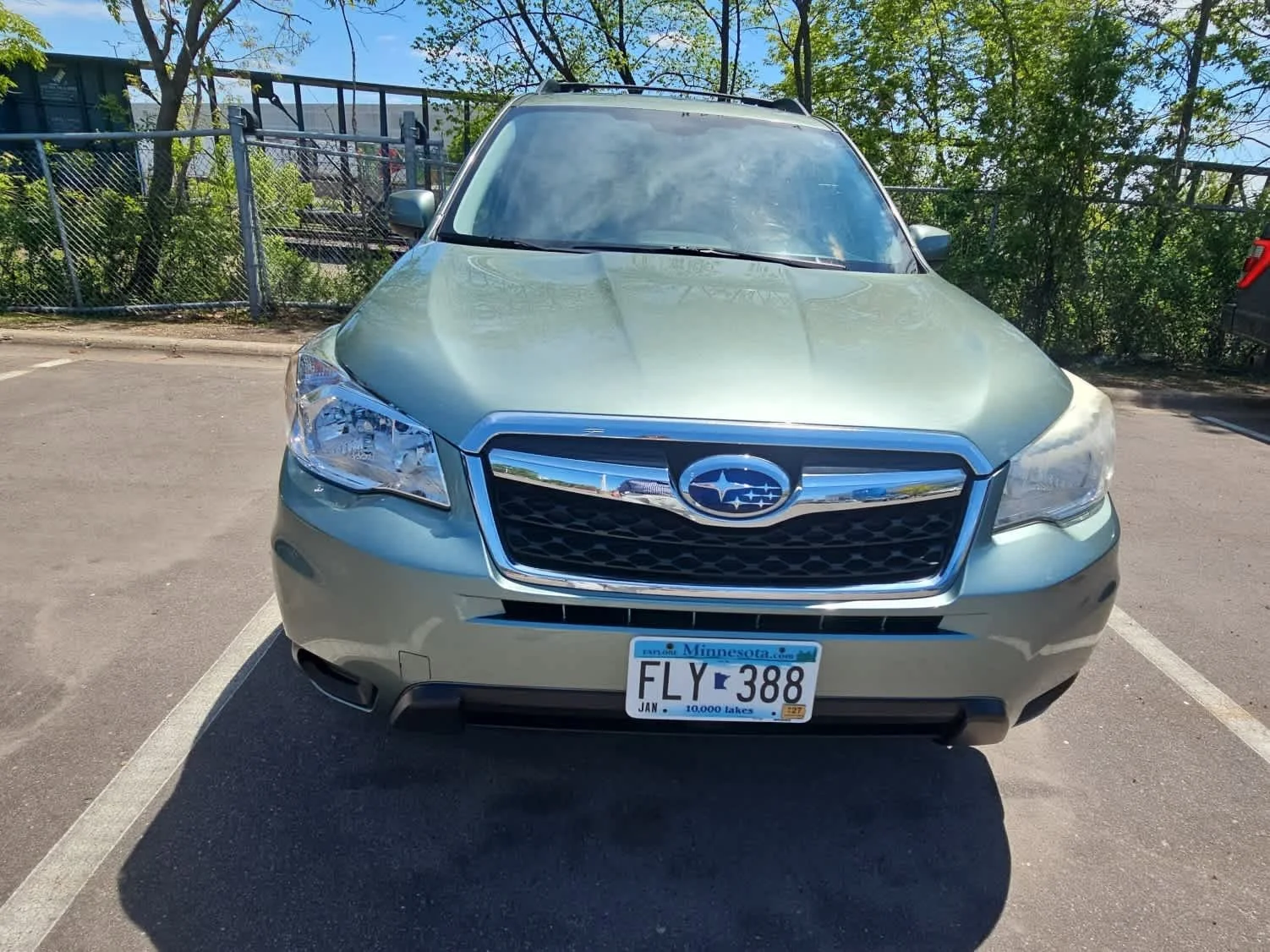Used 2015 Subaru Forester i Premium with VIN JF2SJAFC8FH439990 for sale in Hopkins, Minnesota