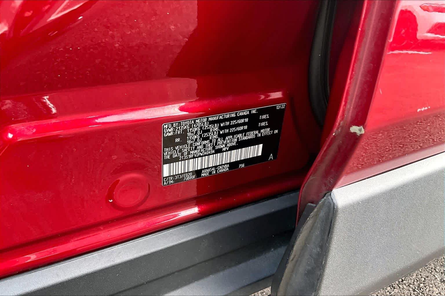 Used 2023 Ruby Flare Pearl Toyota TRD Off Road image 36