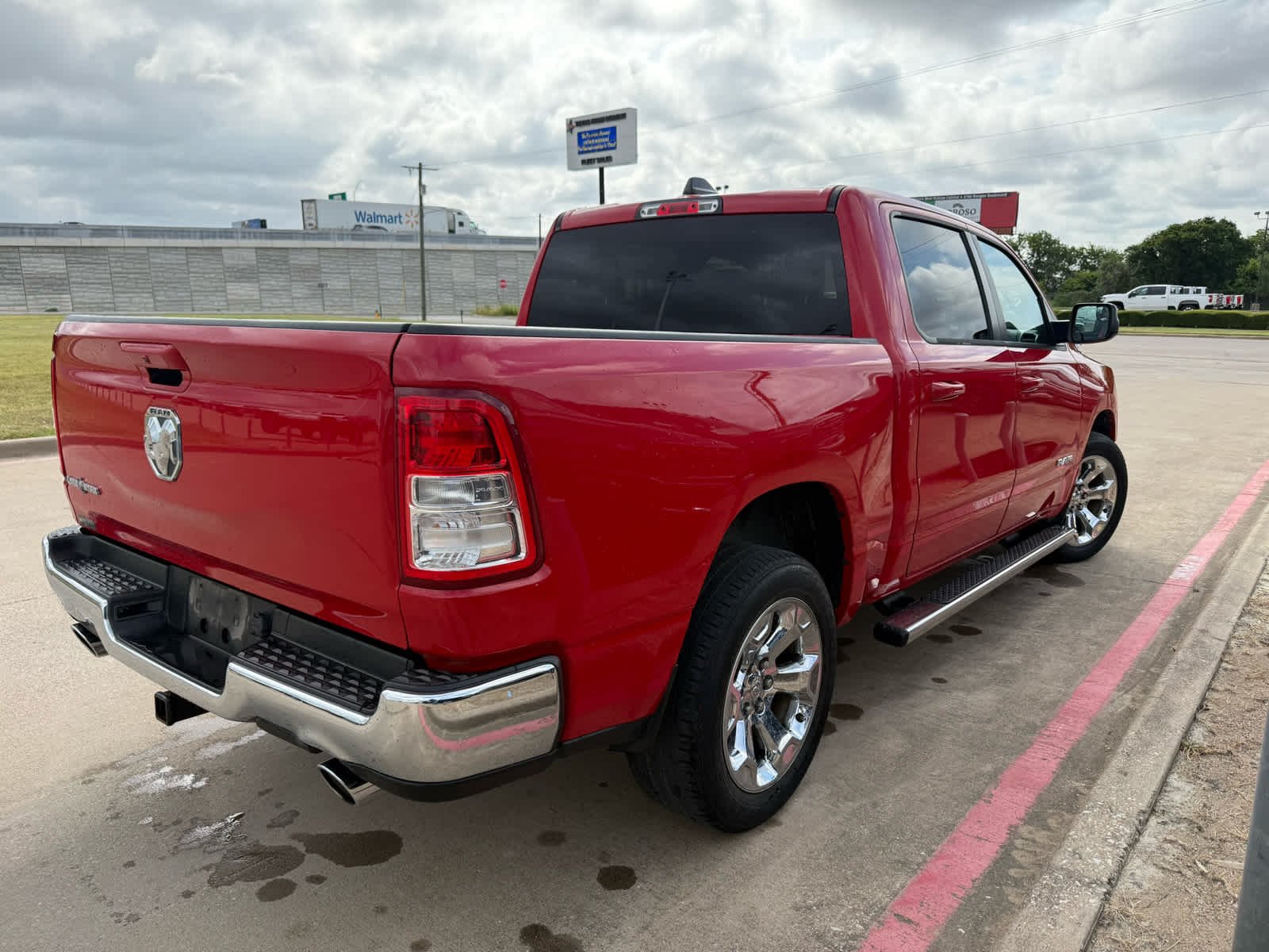 Used 2022 Flame Red Clearcoat Ram Lone Star image 5